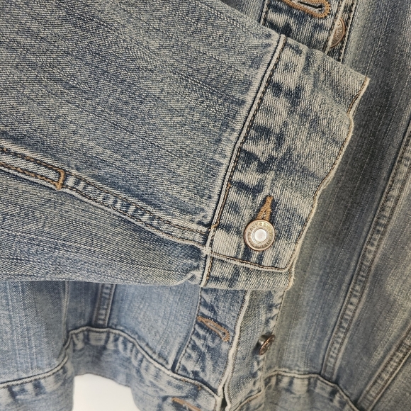 Vintage Old Navy Cropped Jeans Jacket - Picture 4 of 8